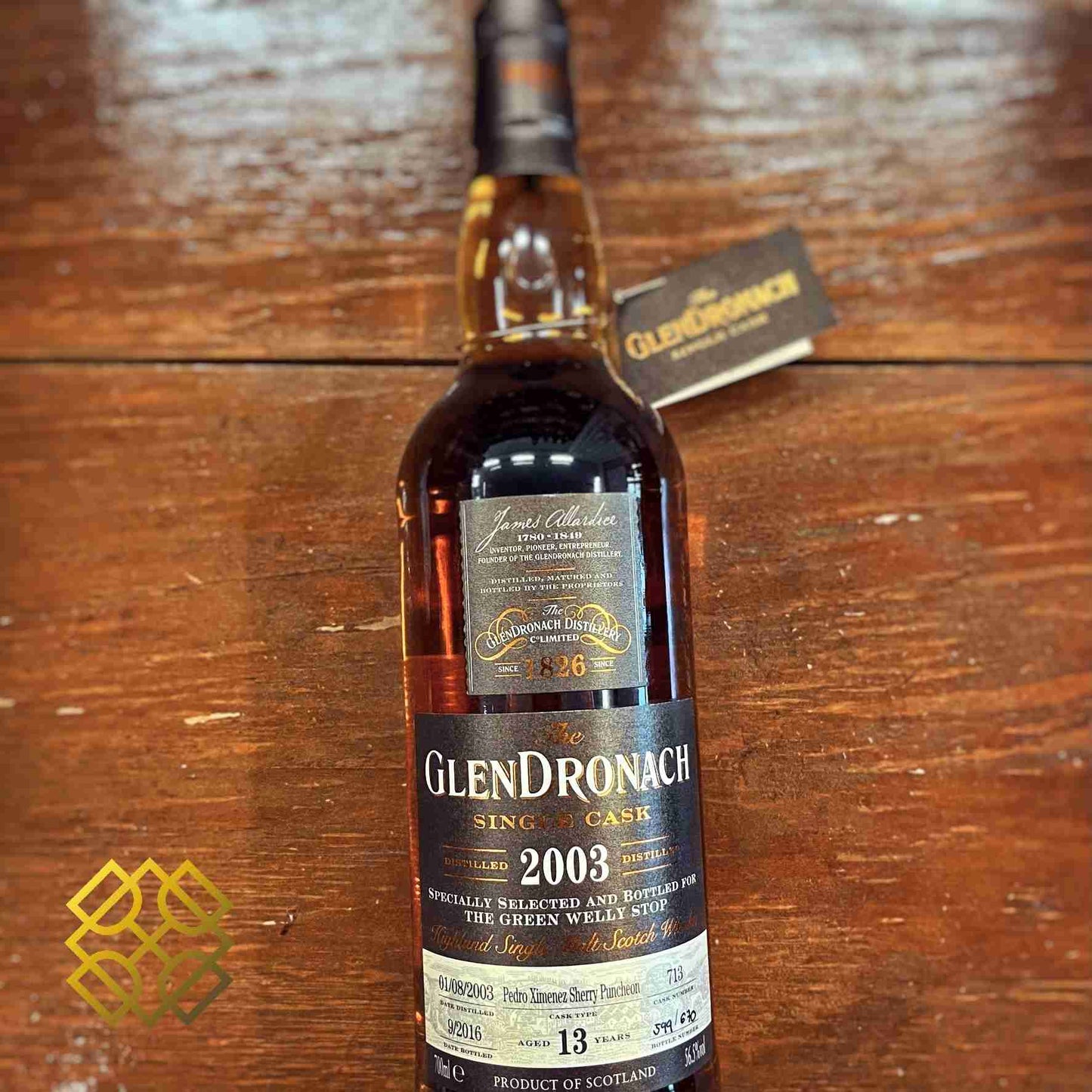 Glendronach - 13YO, 2003/2016, #713, 56.5% Type : Single malt whisky 