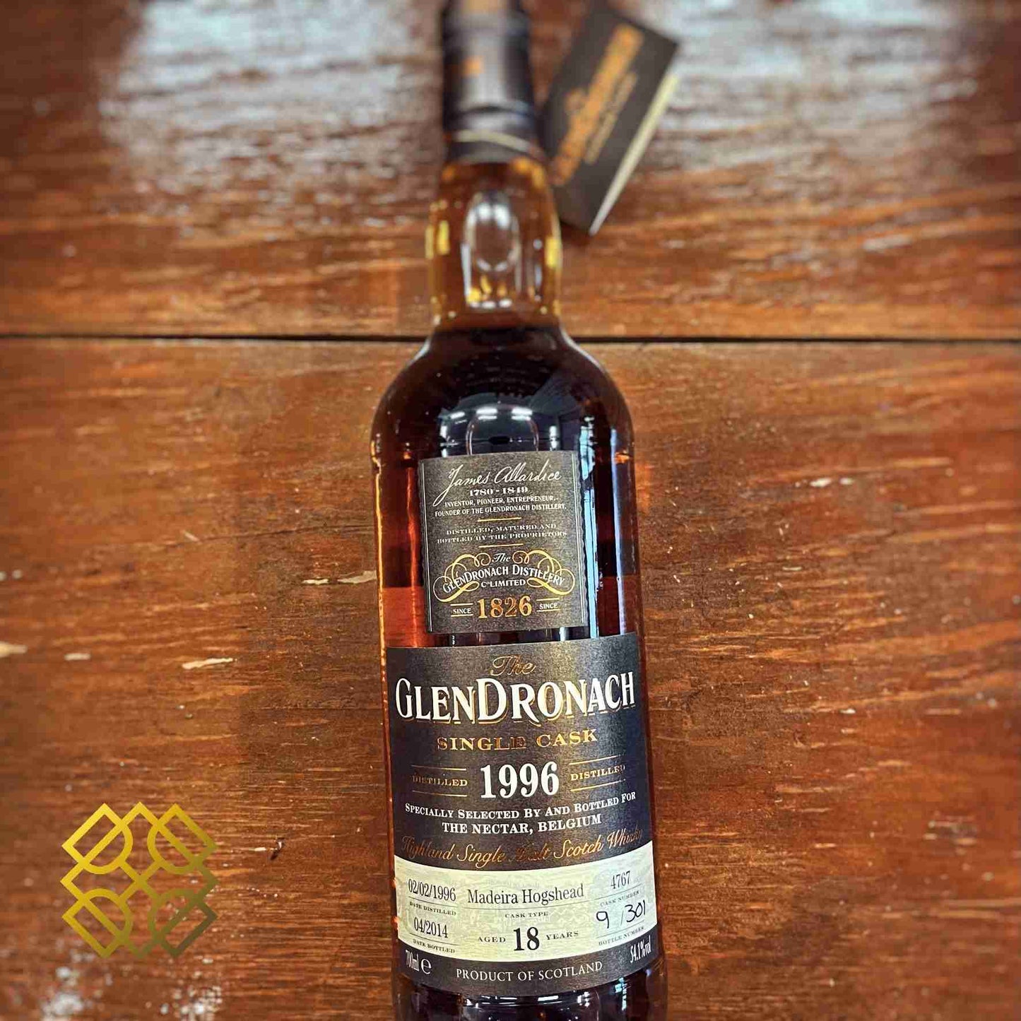 Glendronach - 18YO, 1996/2014, #4767, 54.1% Type : Single malt whisky