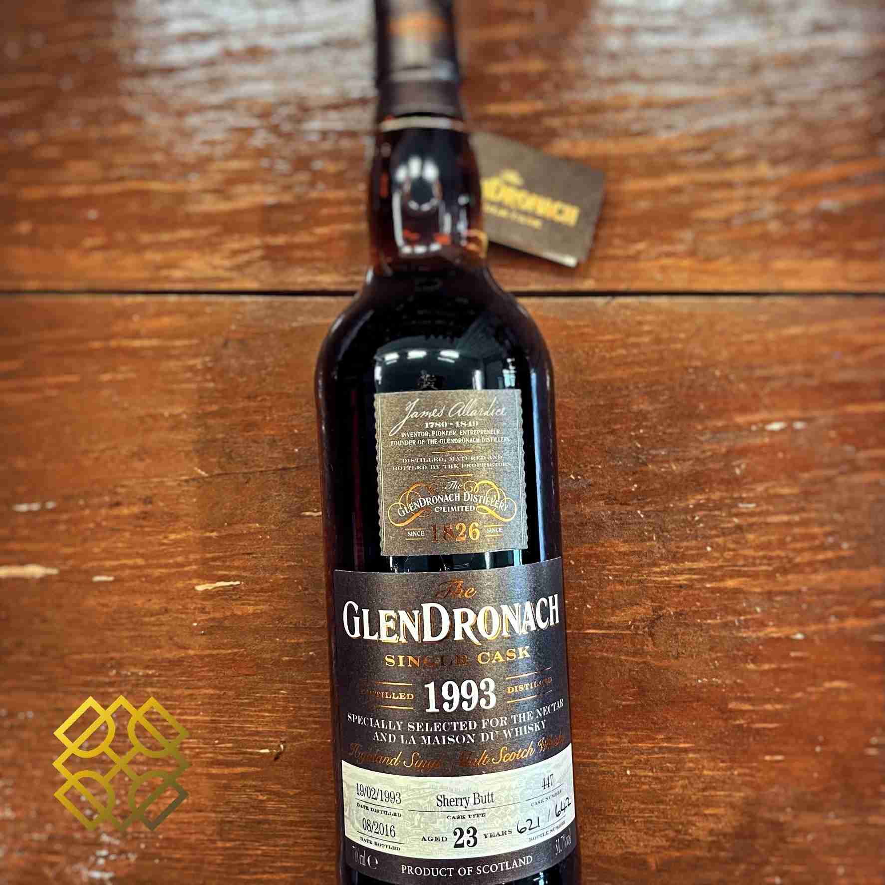 Glendronach - 23YO, 1993/2016, #447, 51.7% Type : Single malt whisky