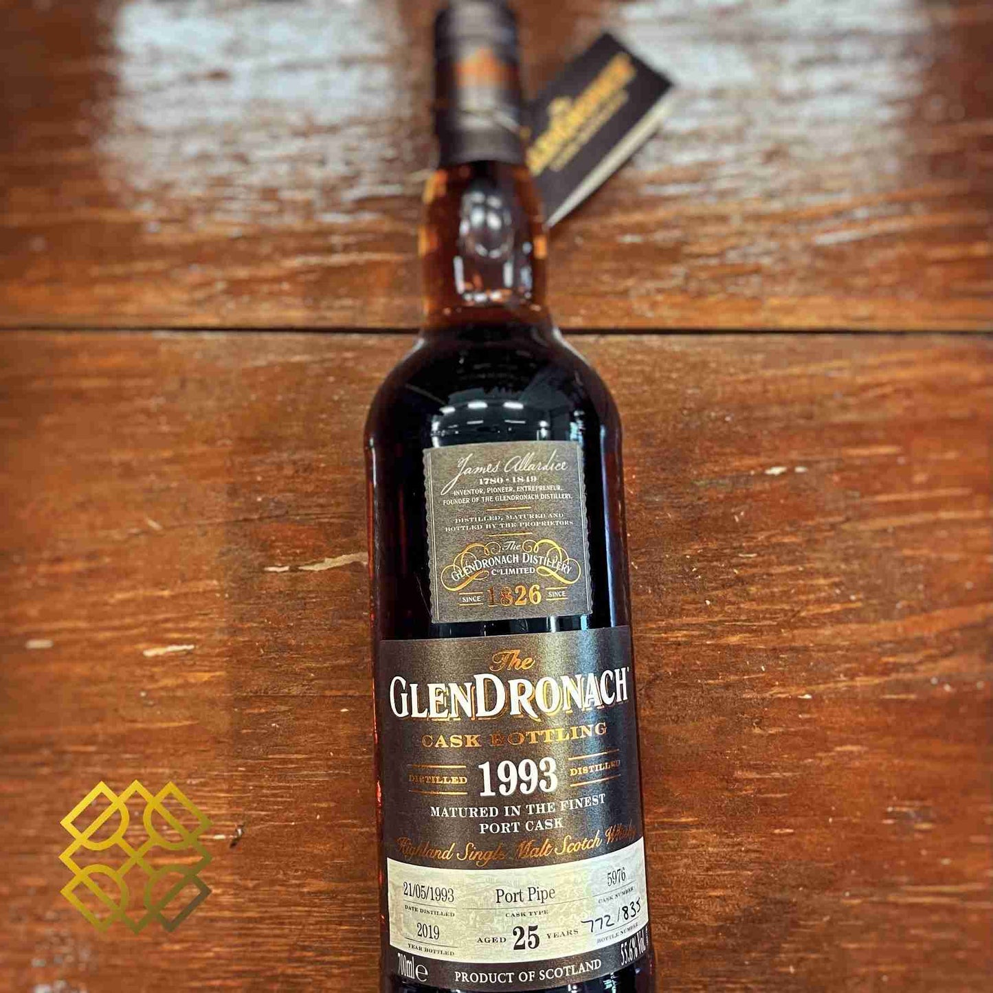 Glendronach - 25YO, 1993/2019, #5976, 55.6% Type : Single malt whisky
