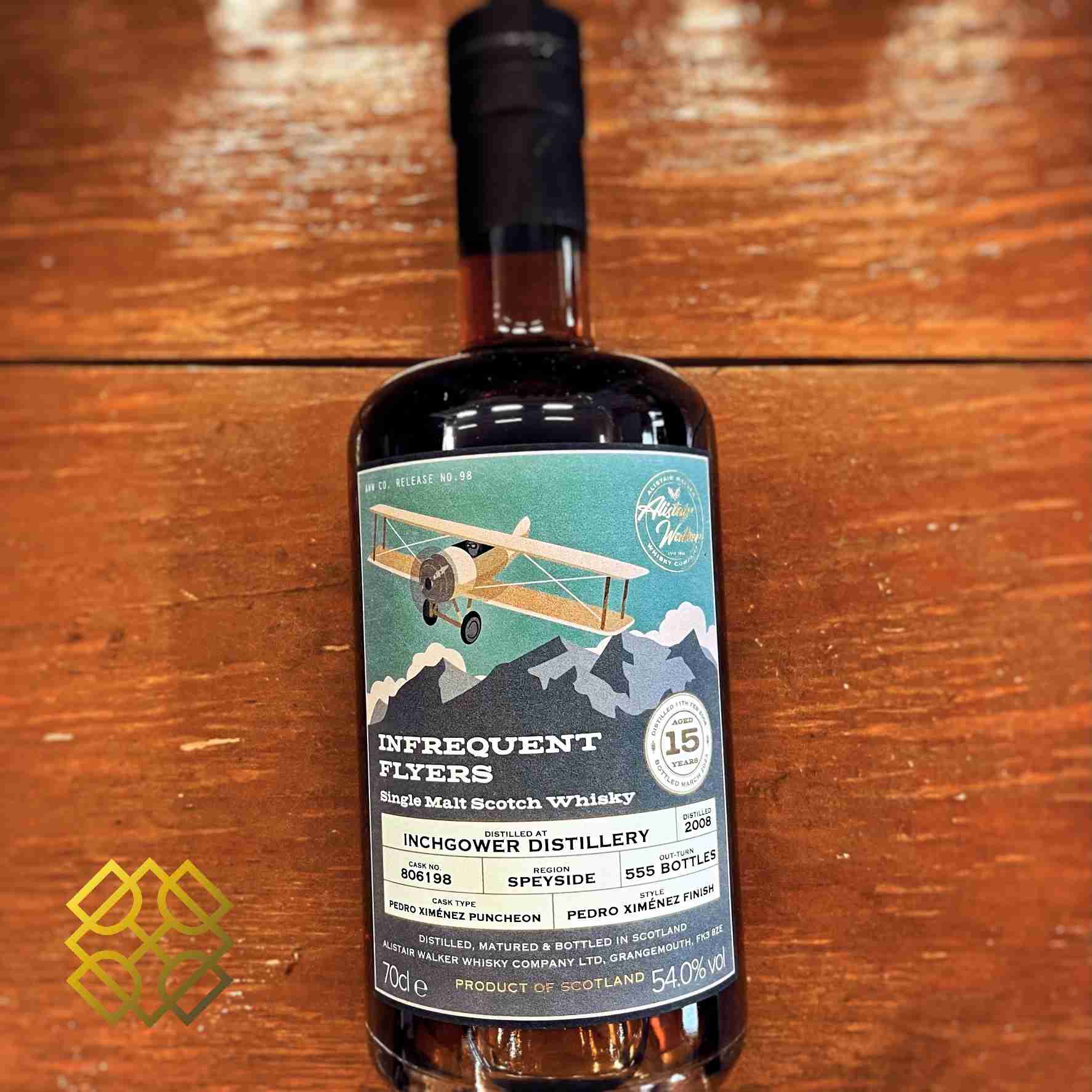 Infrequent Flyers Inchgower - 15YO, 2008/2023, 54.0%  Type: Single Malt Whisky