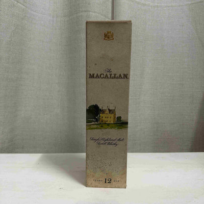 Macallan Type : Single Malt Whisky Cask Type : Sherry Wood 12yo box
