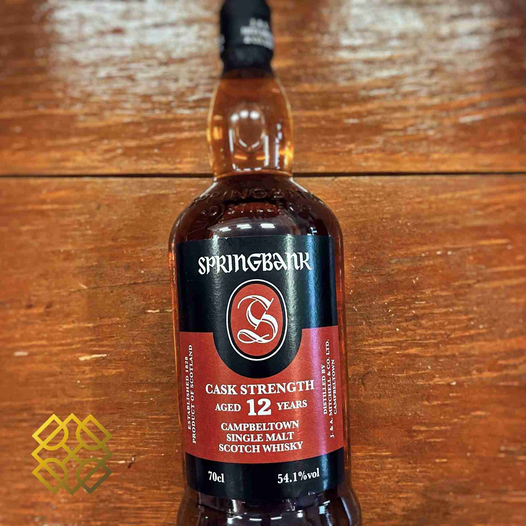 Springbank 12YO, 54.1%   Type : Single malt whisky