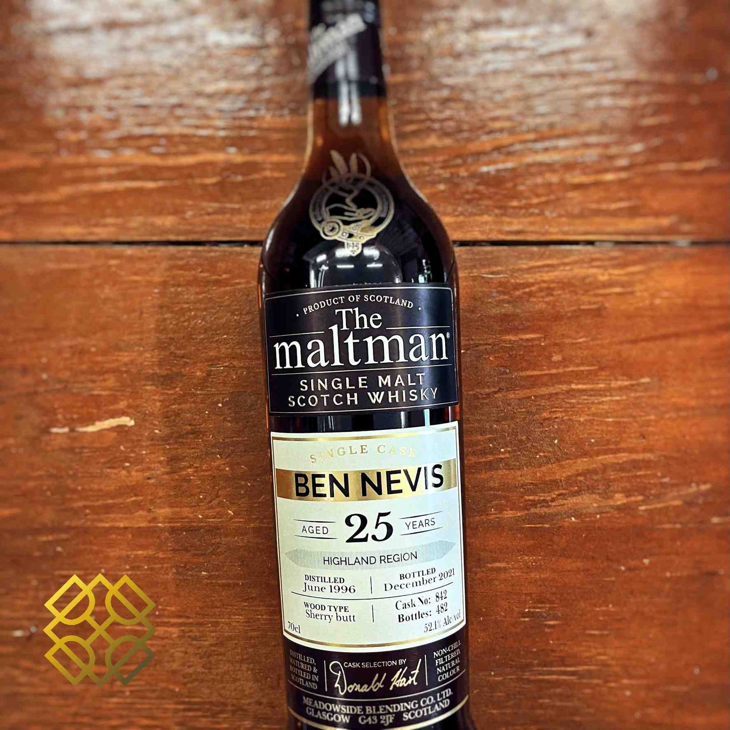 The Maltman Ben Nevis - 25YO, 1996/2021, 52.1%  Type: Single Malt Whisky