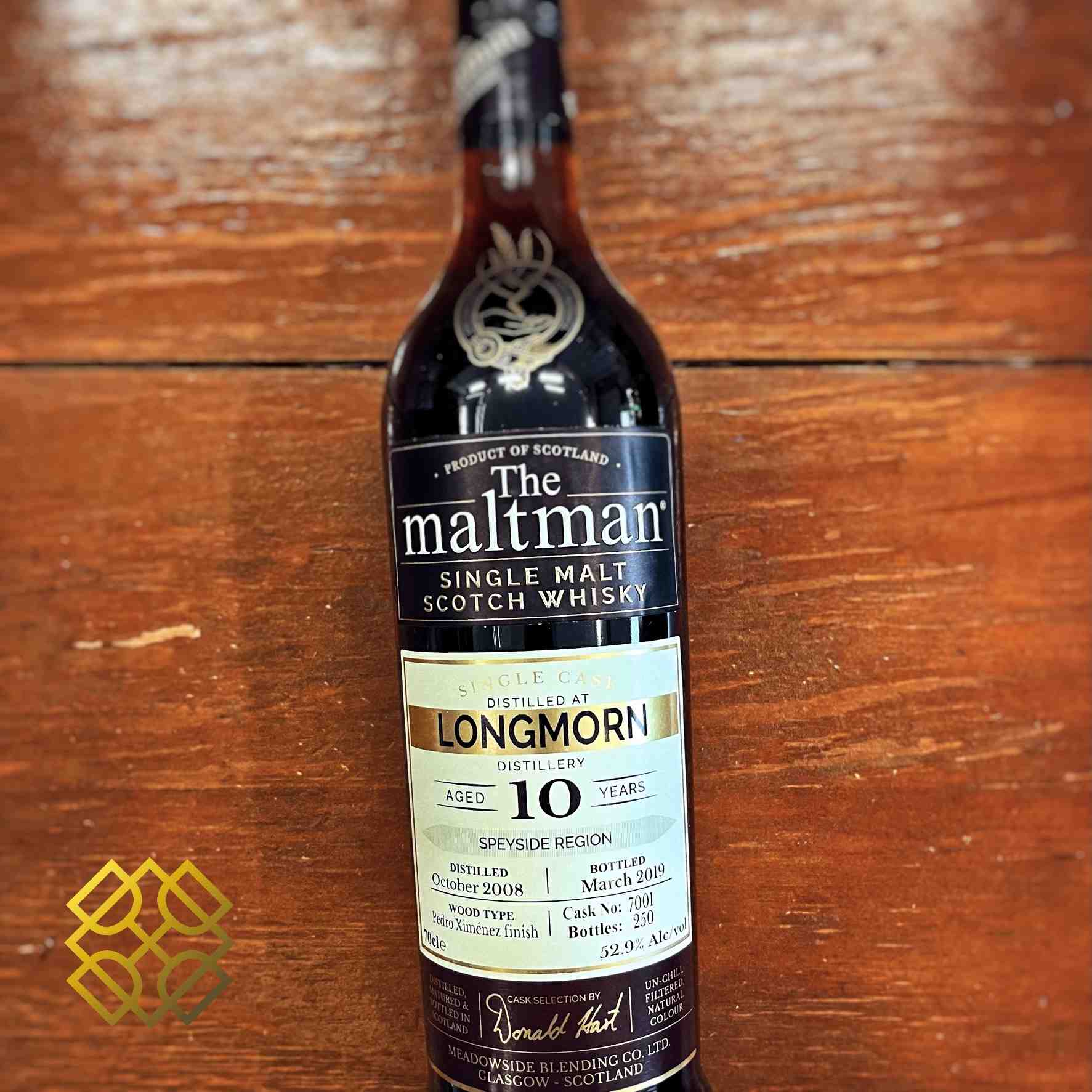 The Maltman Longmorn - 10YO, 2008/2019, 52.9%  Type: Single Malt Whisky