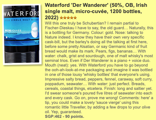 Waterford - 3YO, 2022, 50% Type: Single Malt Whisky, Whiskyfun