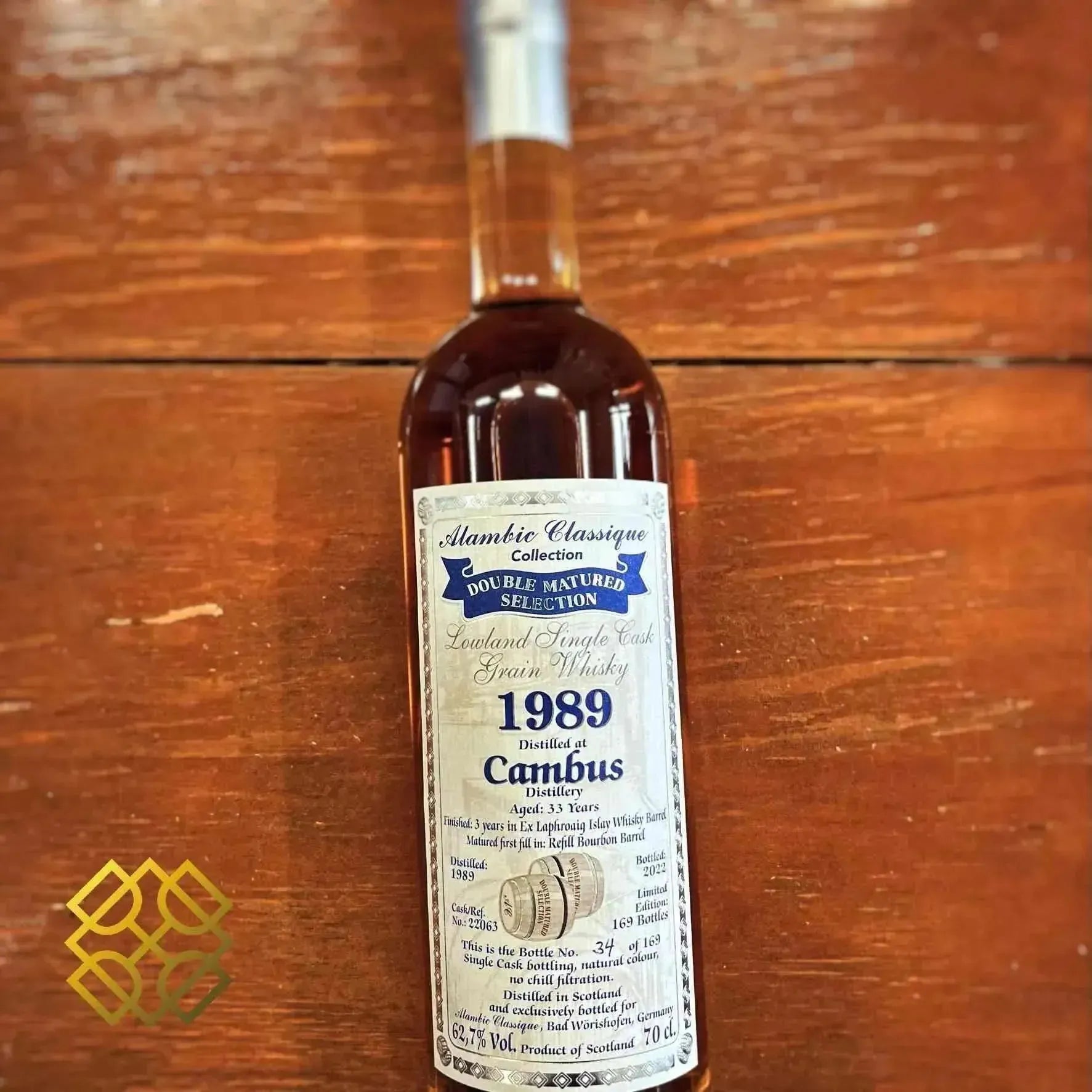 Alambic Classique Cambus - 33YO, 1989/2022, 62.7% - Scotch Whisky