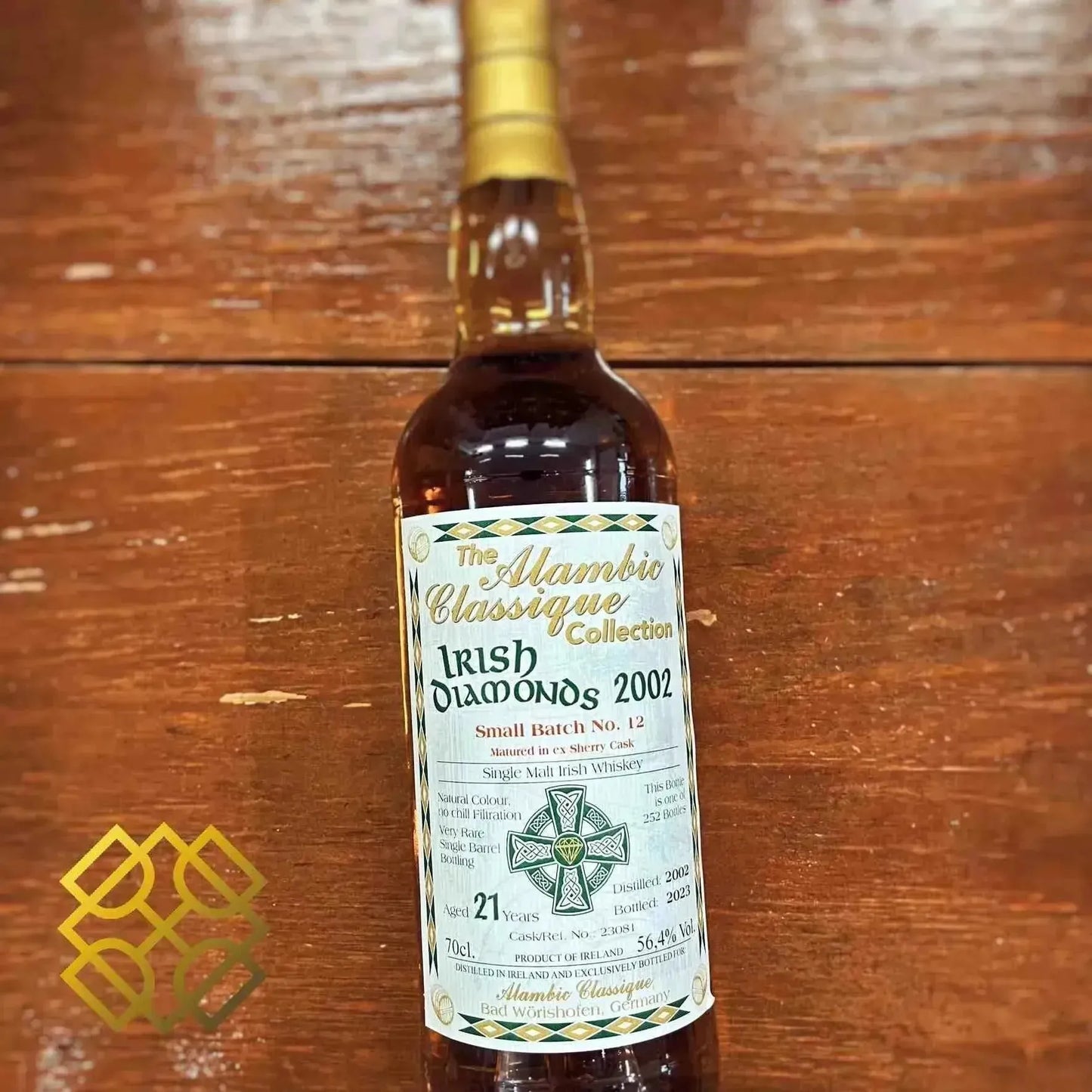 Alambic Classique Irish Diamonds - 21YO, 2002/2023, #23081, 56.4% - Irish Whiskey