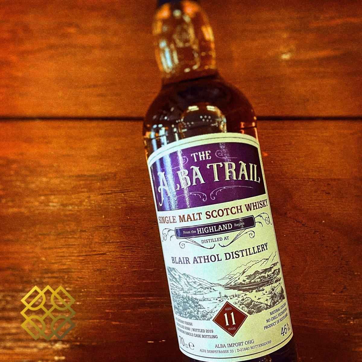 Alba Trail Blair Athol - 11YO, 2008/2019, 46%  Type : Single malt whisky 威士忌