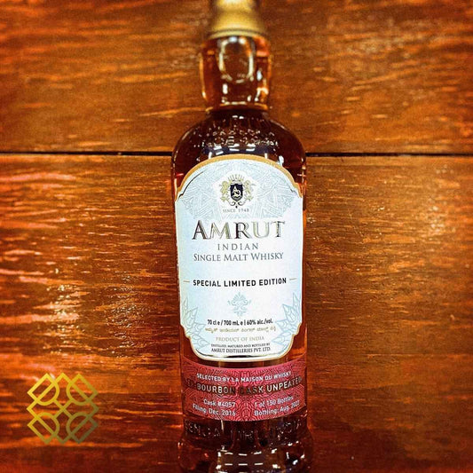 Amrut - 5YO, 2016/2022, Ex-Bourbon Cask Unpeated, 60%  Type : Single malt whisky 威士忌