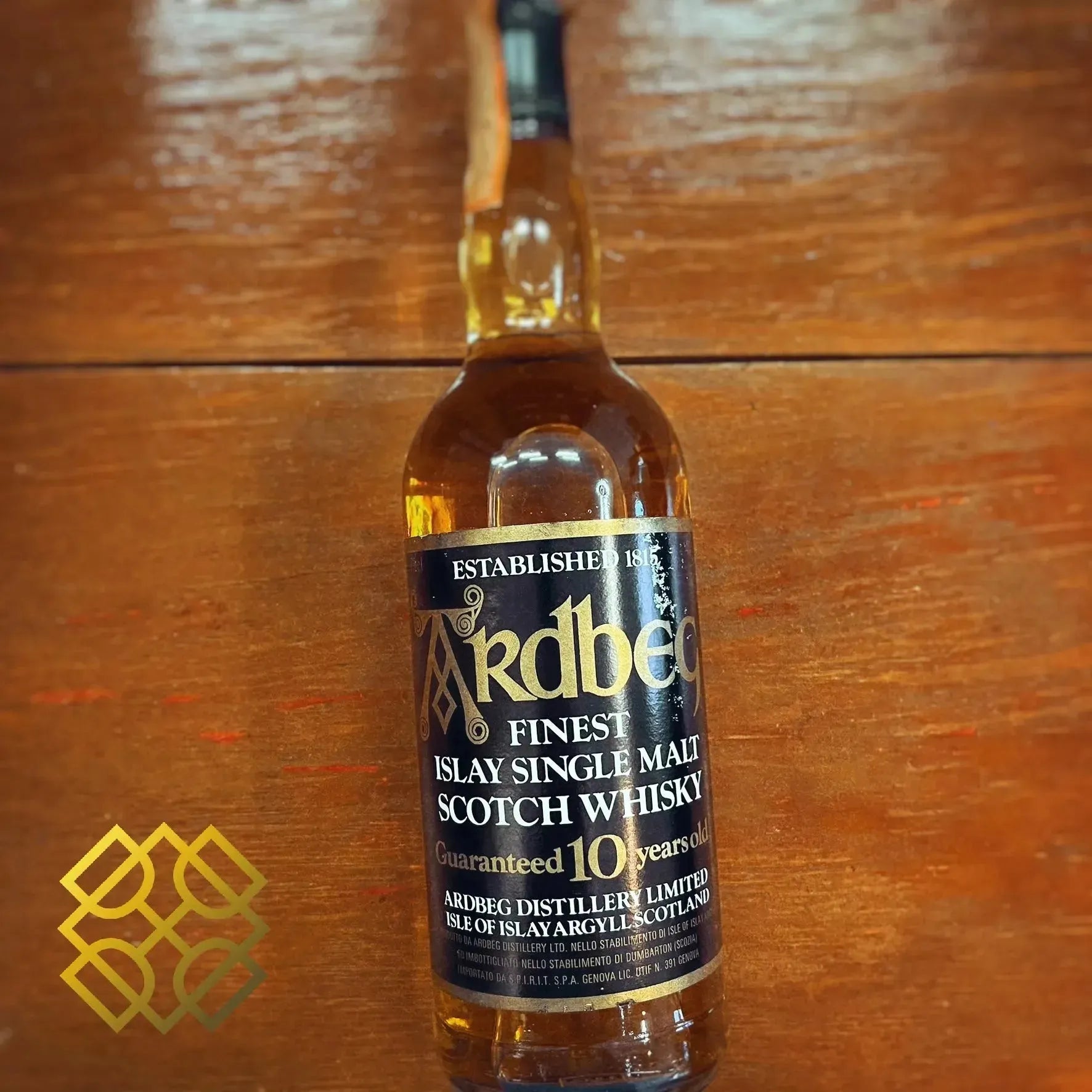 Ardbeg - Guaranteed 10YO, 1980s Bottled, Spirit Import, Clear Glass, 40% (WF95) (分現金/信用卡價) - Scotch Whisky