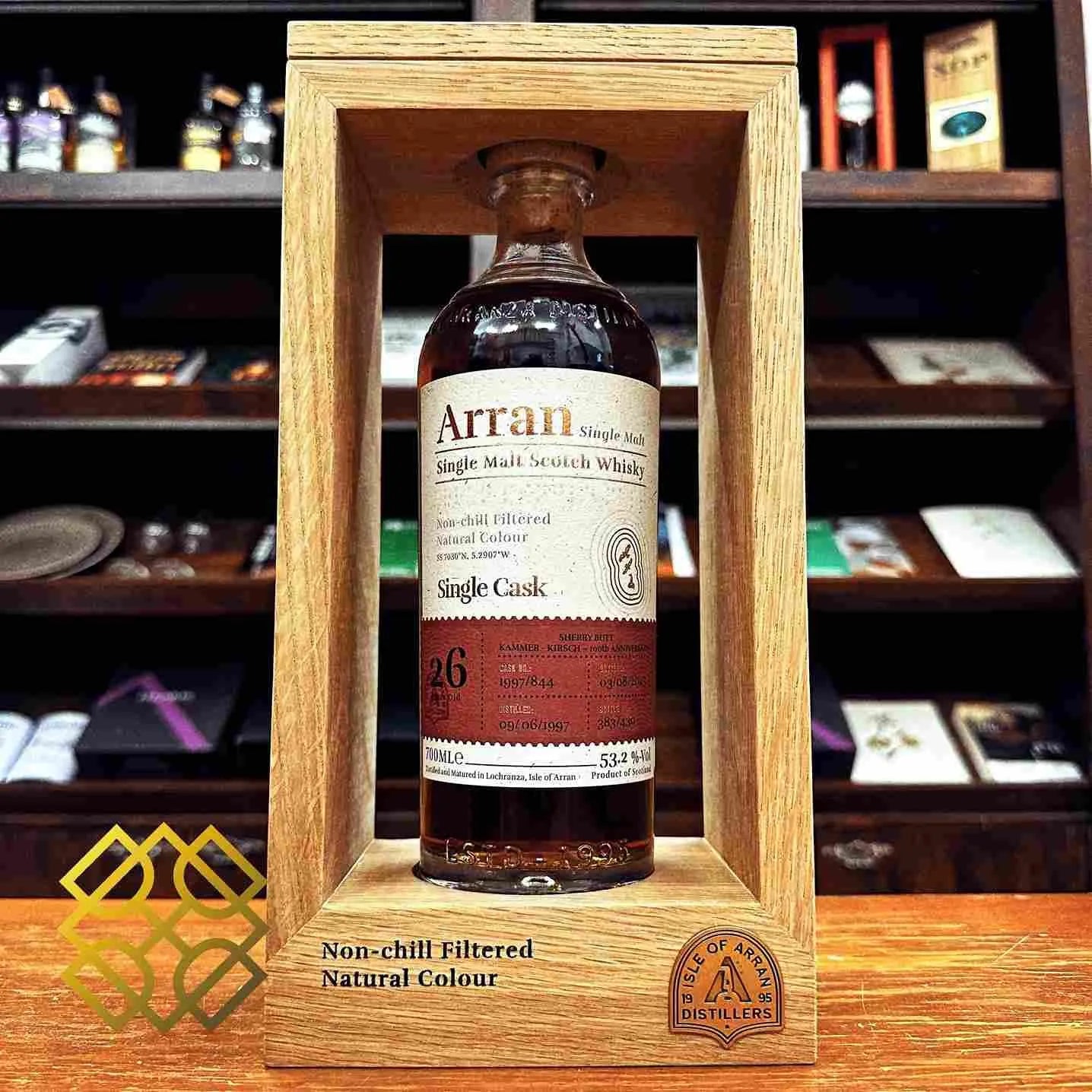 Arran - 26YO, 1997/2023, #1997/844, 53.2% - Scotch Whisky