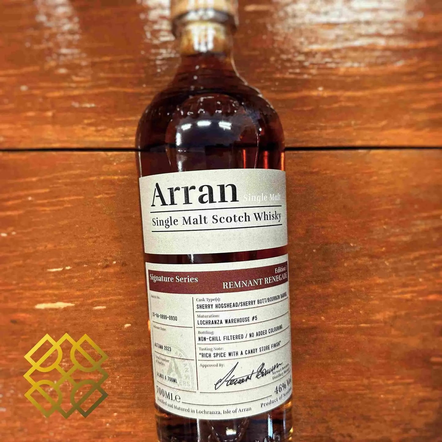 Arran - Remnant Renegade, The Signature Series Edition 1, 46% - Scotch Whisky