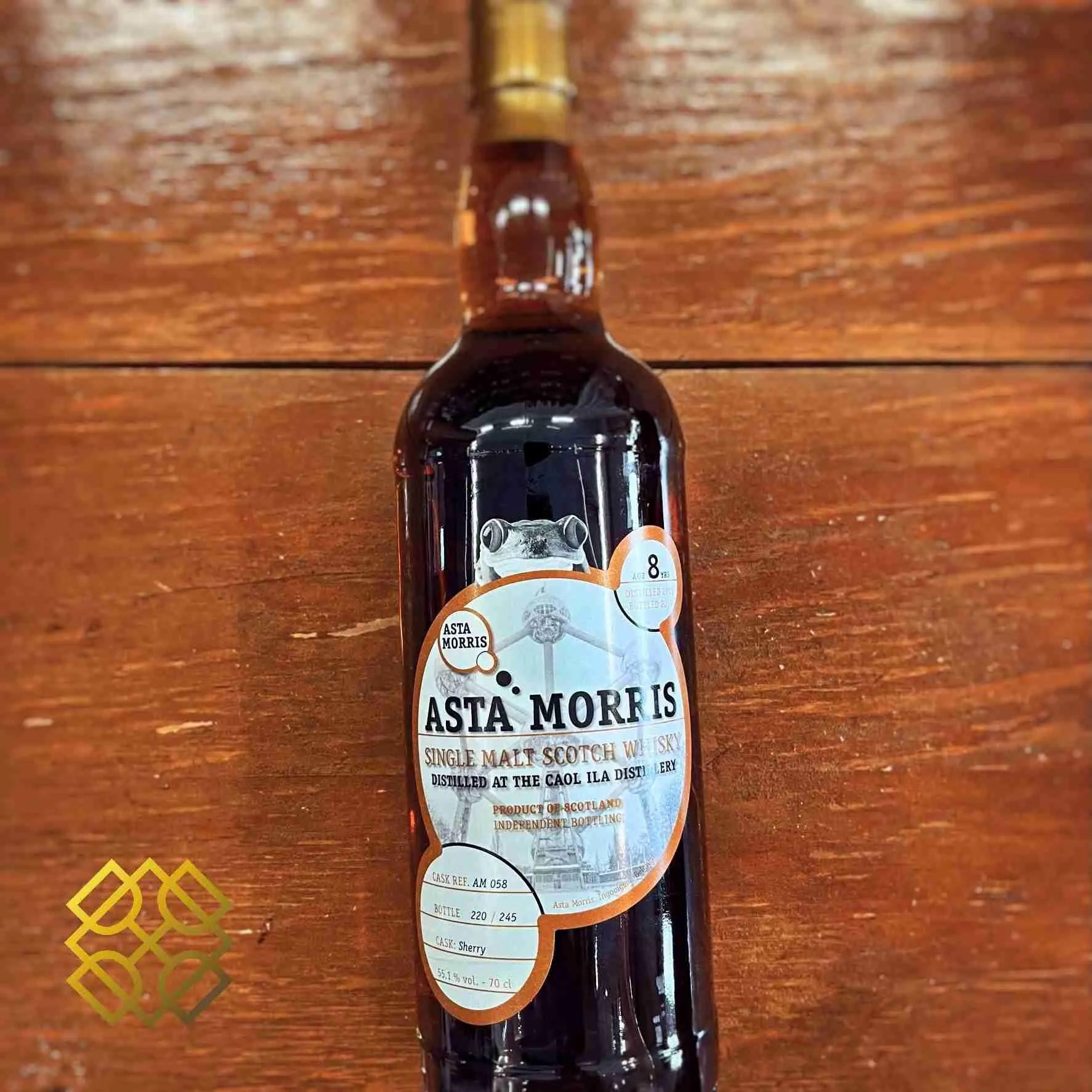 Asta Morris Caol Ila - 8YO, 2011/2019, #AM058, 55.1% (MMA 2020 Best Premium Whisky) - Scotch Whisky