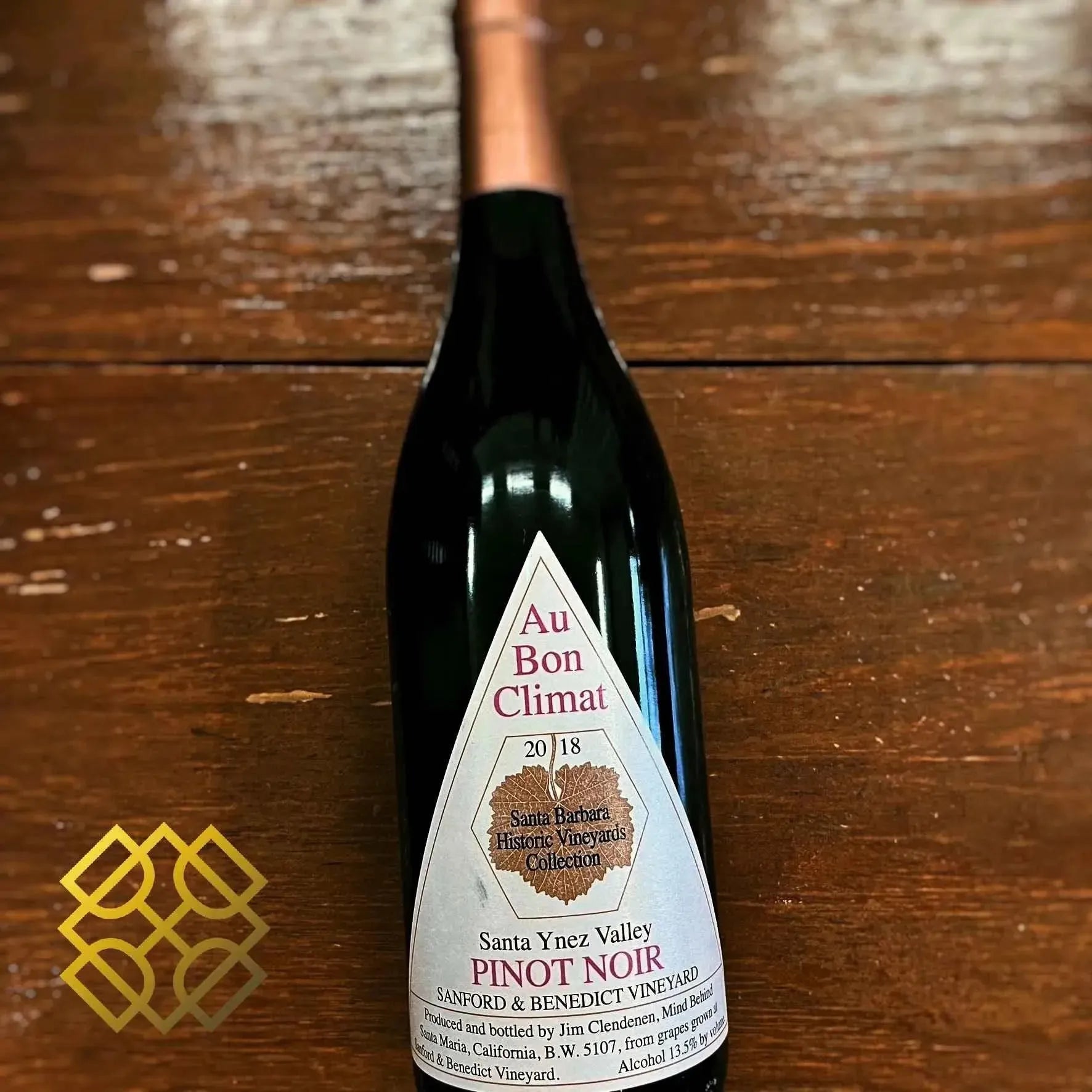 Au Bon Climat Sanford & Benedict Vineyard Pinot Noir 2018 - Red Wine - American