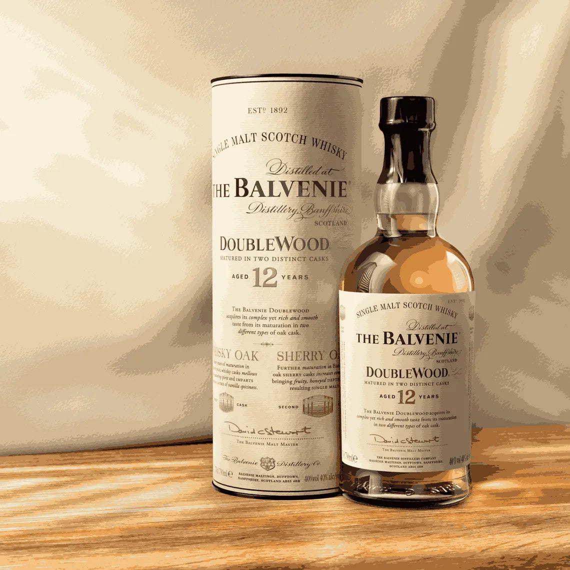 Balvenie 12 - 12YO, DoubleWood, 40% - Scotch Whisky