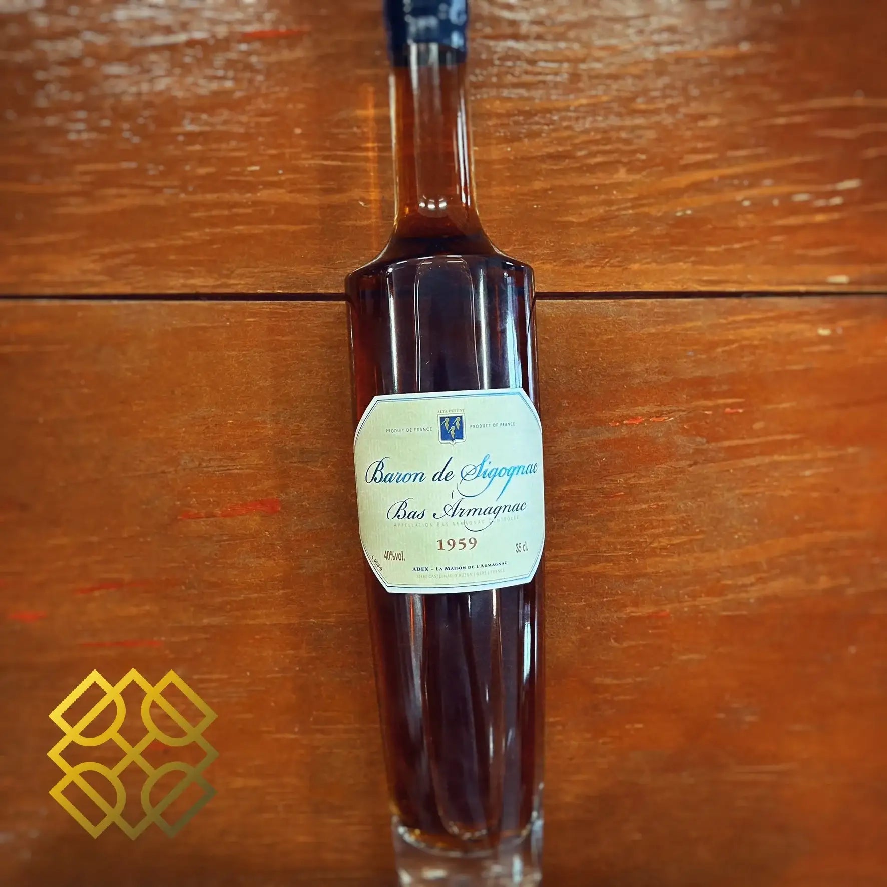 Baron de Sigognac - 1959, Hors D'âge Armagnac, 40%, 350ml (分現金/信用卡價) - Armagnac