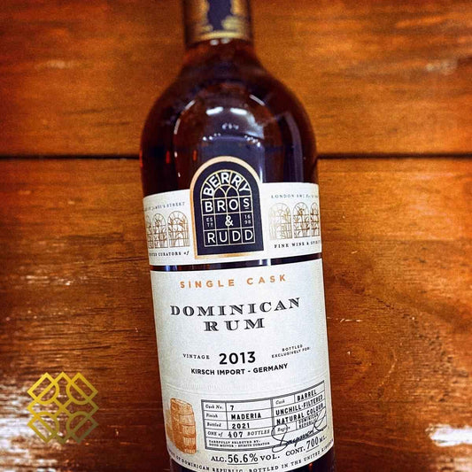 BBR Dominican Rum - 2013/2021, Maderia, 56.6% Type: Single cask rum 冧酒