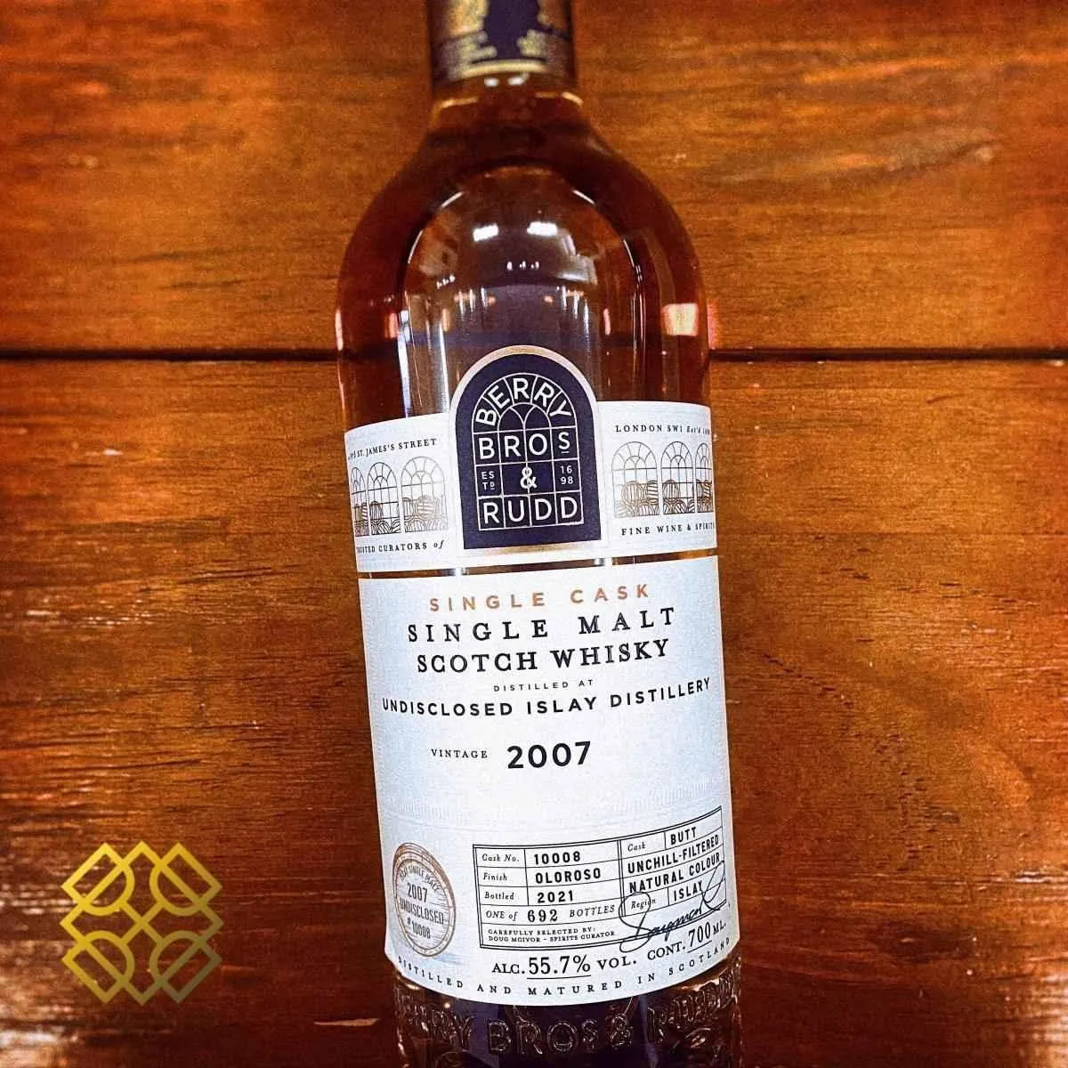 BBR Undisclosed Islay - ~14YO, 2007/2021, 55.7% - Scotch Whisky