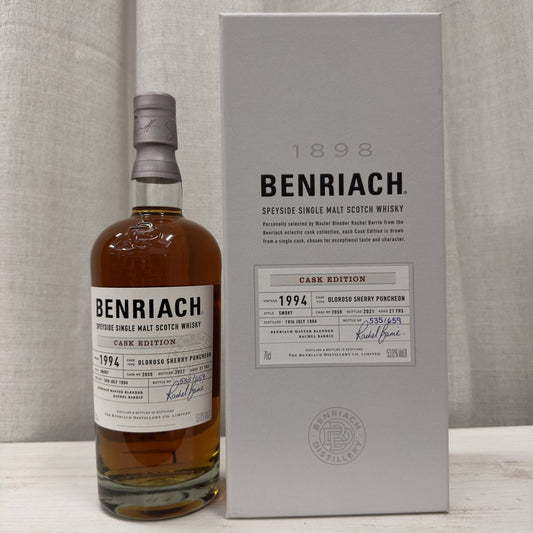 BenRiach 27YO, 1994/2021, Cask Edition, #2059, 53% (WB87.68) (分現金/信用卡價) - 蘇格蘭威士忌