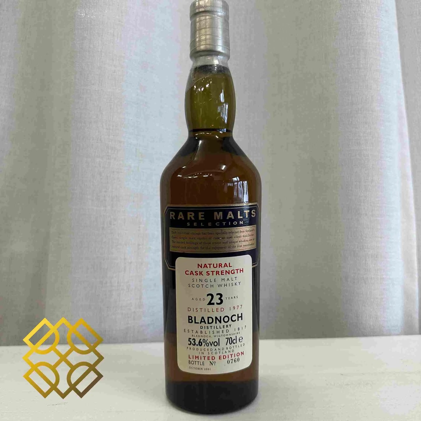 Bladnoch - 23YO, 1977/2001, Rare Malts Selection, 53.6% - Scotch Whisky