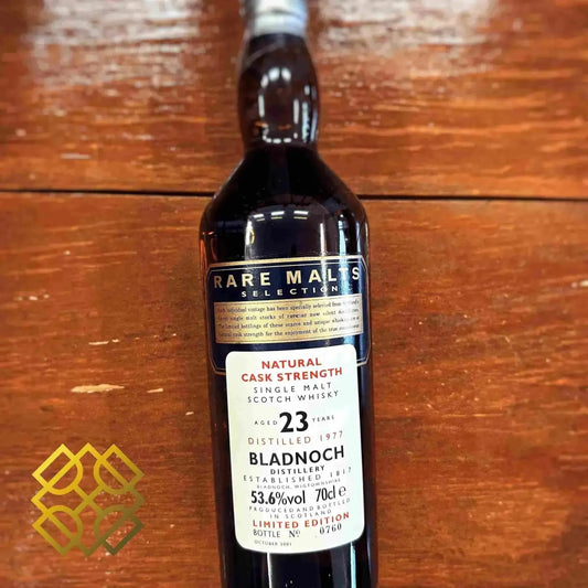 Bladnoch - 23YO, 1977/2001, Rare Malts Selection, 53.6% - Scotch Whisky