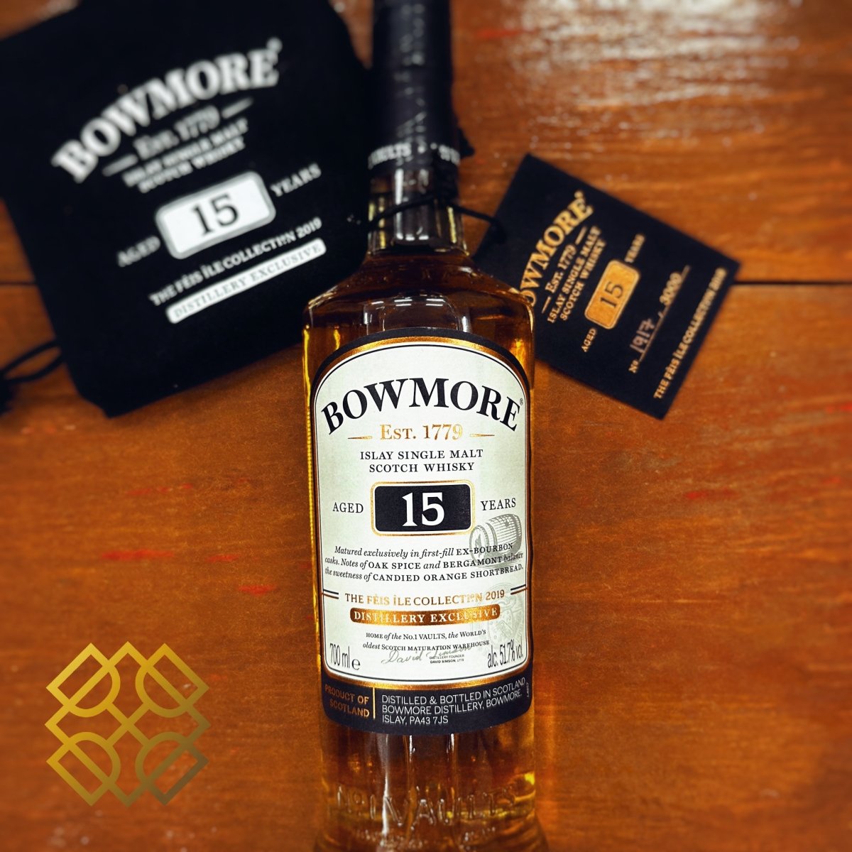 Bowmore 15YO, The Feis Ile Collection 2019, 51.7% (WF90) (分現金/信用卡價) - 蘇格蘭威士忌