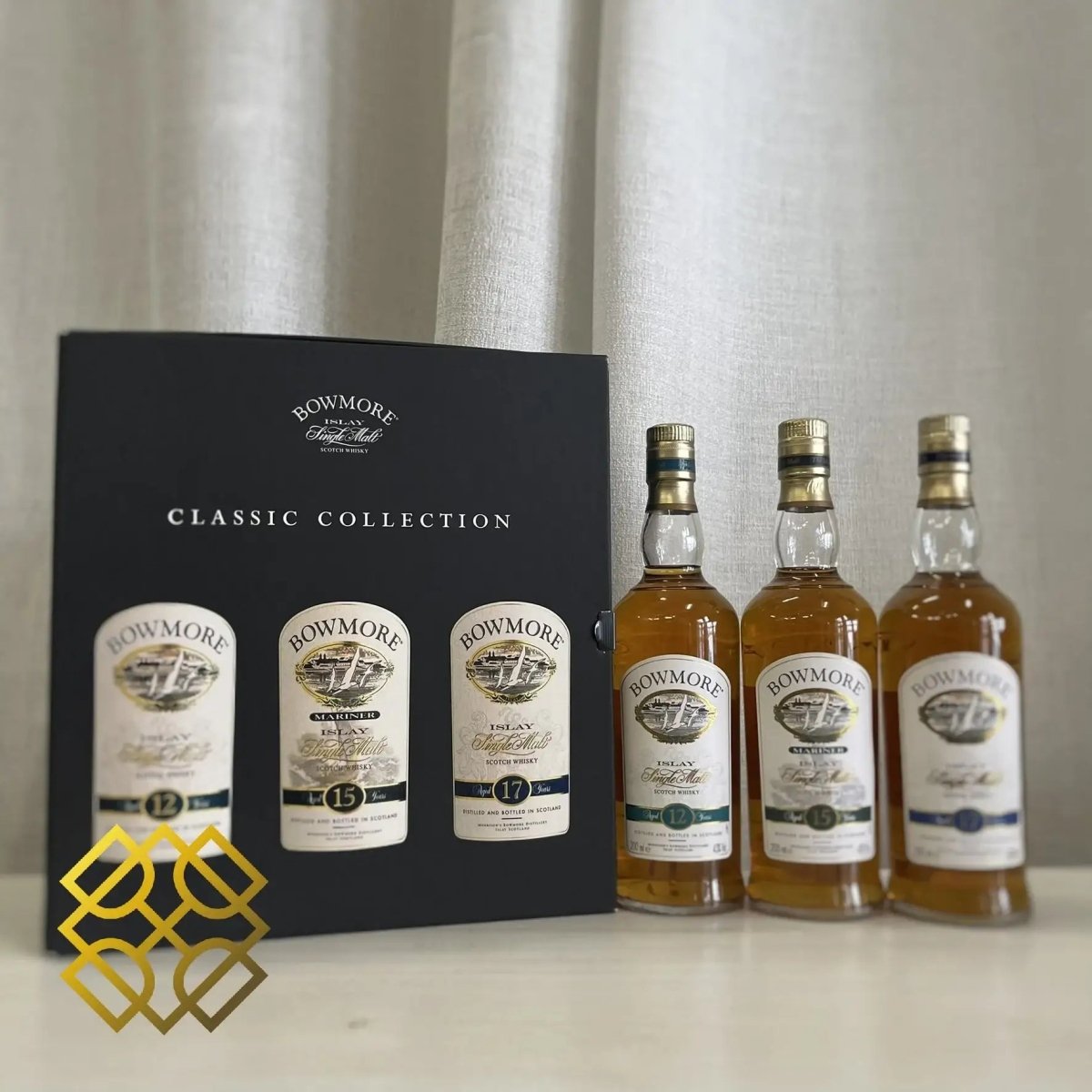 Bowmore - Miniature Set, Old Bottling 12, 15, 17YO, (3 x 200 ml) (分現金/信用卡價) - Scotch Whisky