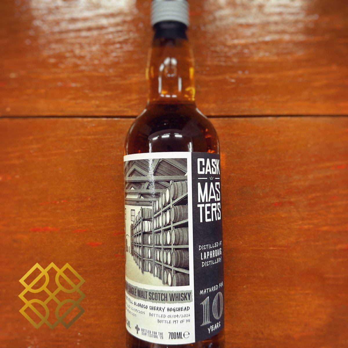 Brave New Spirits Laphroaig 10YO, 2015/2026, Cask Masters, 305/2015, 1st Fill Oloroso Sherry Hogshead, 56.1% (WB88.12) - 蘇格蘭威士忌