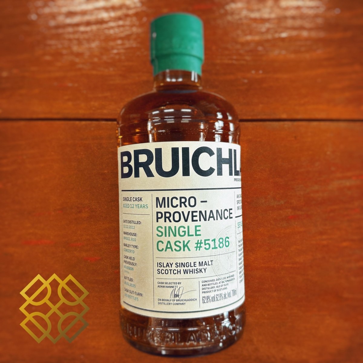 Bruichladdich 12YO, 2012/2025, Micro-Provenance Series, 5186, 62.8% (分現金/信用卡價) - 蘇格蘭威士忌
