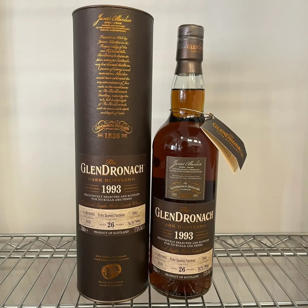 C10026 - Glendronach 26yo, 1993, #5962 (WB84.89) - 