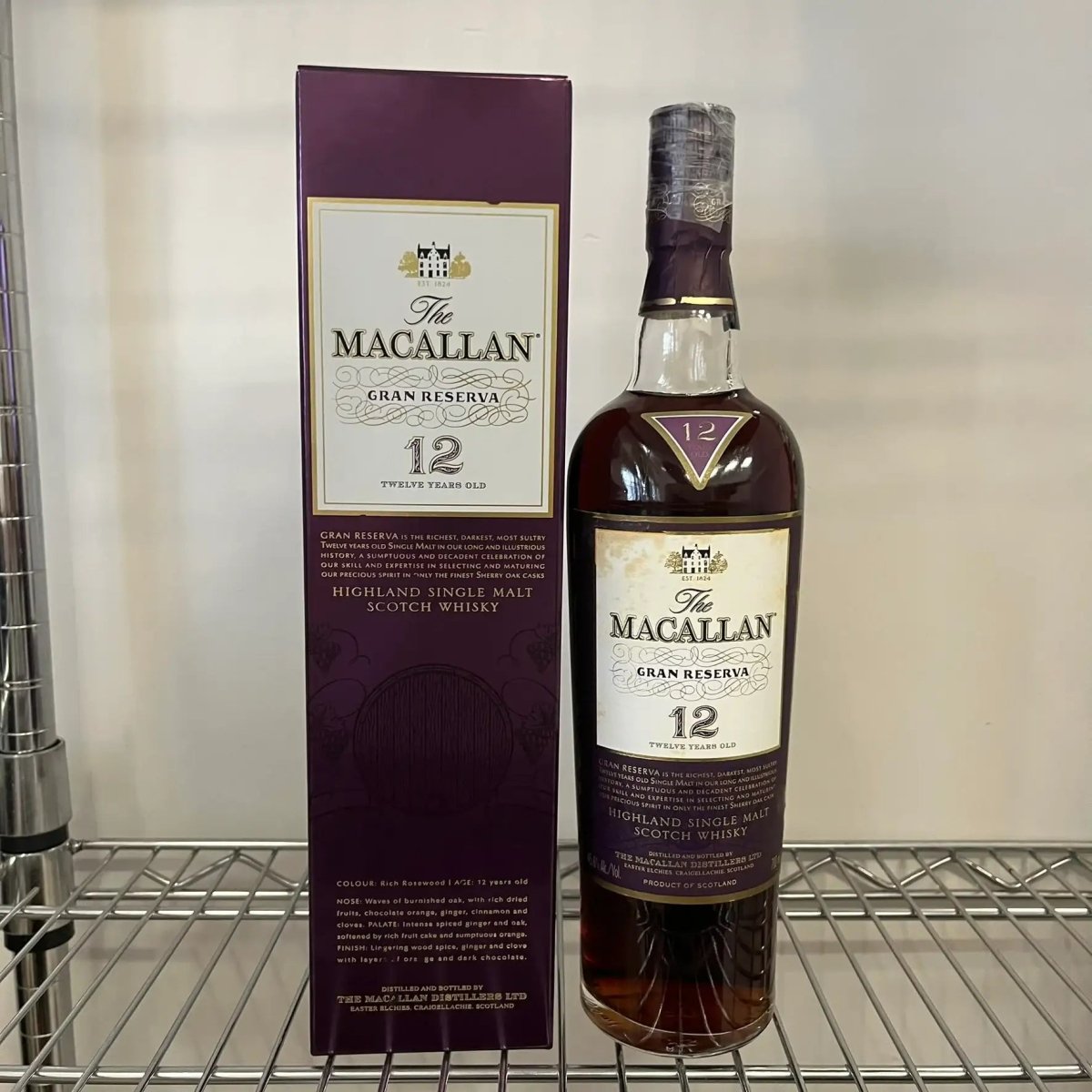 C10037 - Macallan Gran Reserva 12yo (WB89.44) - 