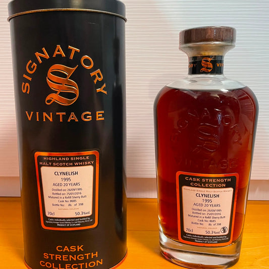 C10069 - Signatory Vintage Clynelish 20YO, 1995/2016, #8685, 50.3% (WB89.36) - 