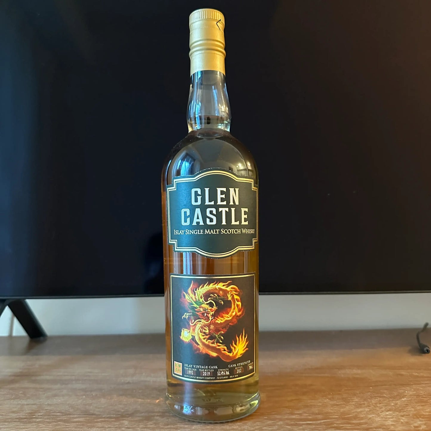 C10077 - Glen Castle Islay (Laphroaig) 26YO, 1993/2019, 52.4% (WF90) (WB88.63) - 