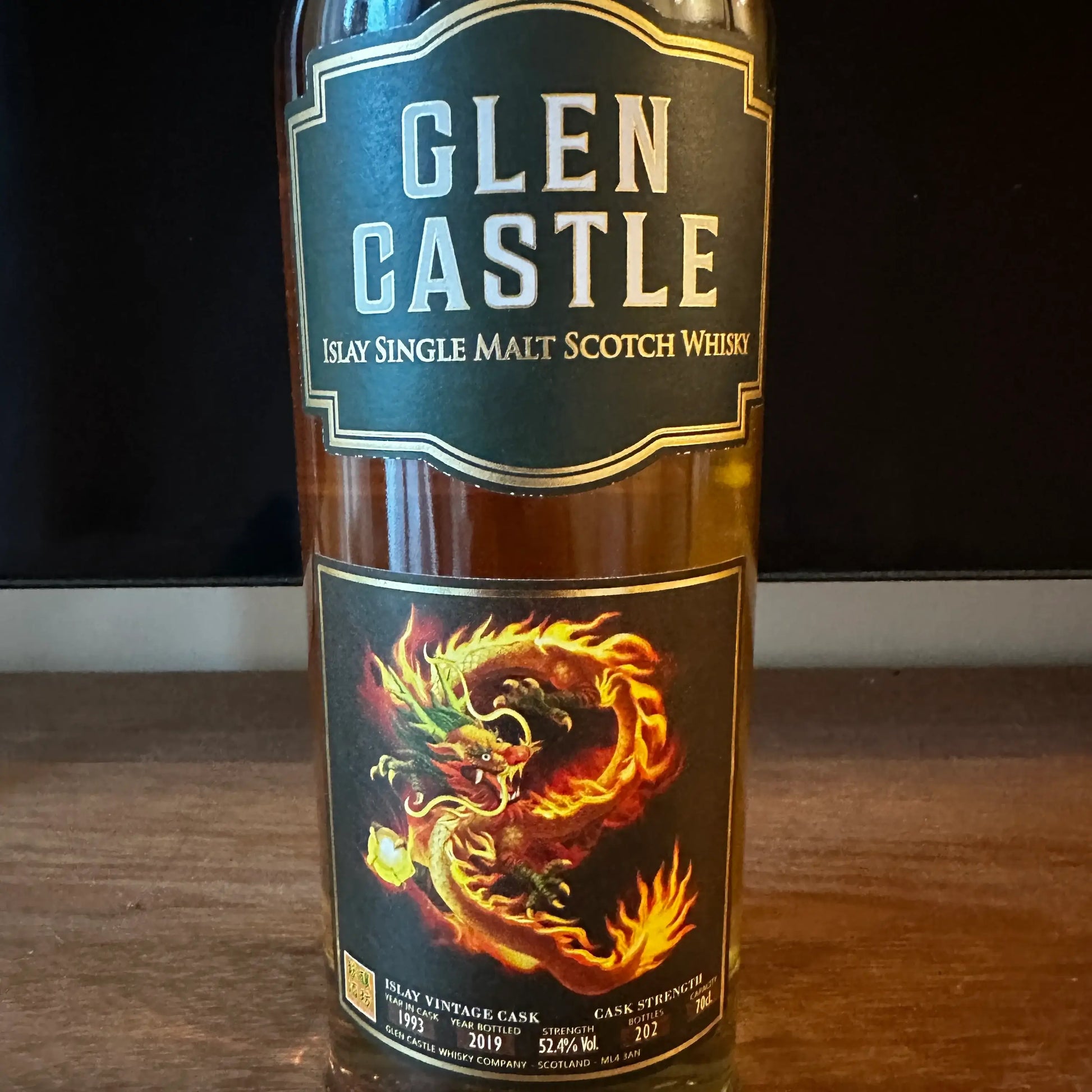 C10077 - Glen Castle Islay (Laphroaig) 26YO, 1993/2019, 52.4% (WF90) (WB88.63) - 