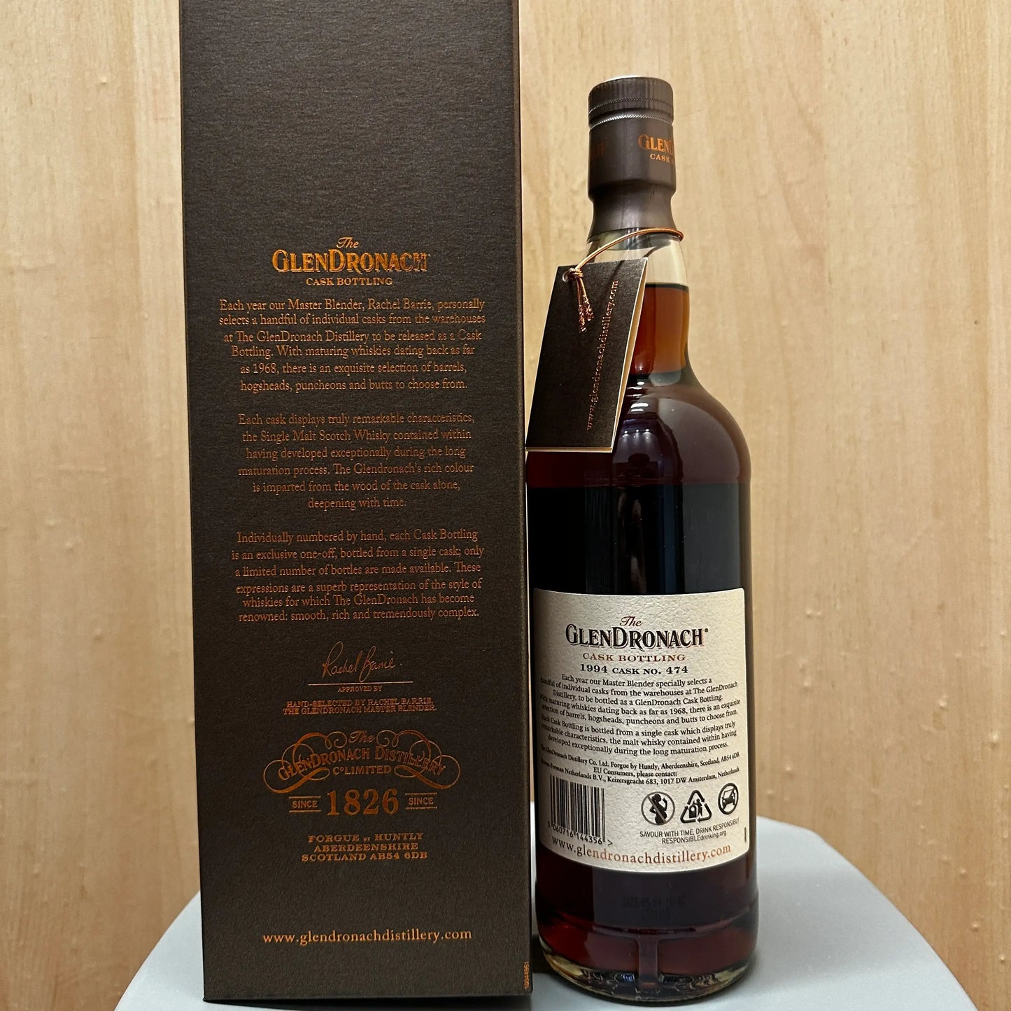 C10077 - Glendronach 28YO, 1994/2023, #474, 51.8% (WF92) (WB90.44) - 