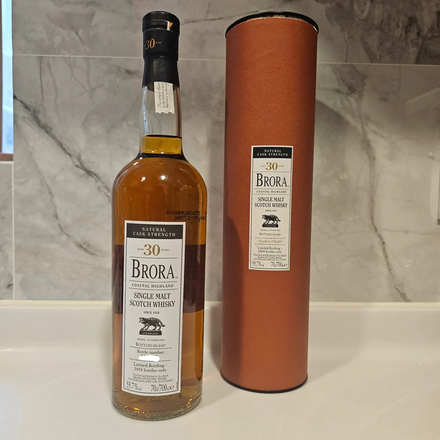 C10080 - Brora 30YO, 2007, Diageo Special Releases 2007, 55.7% (WF93, WN94) - 