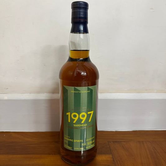 C10095 - Spheric Spirits Wardhead (Glenfiddich) 26YO, 1997/2023, 53.9% (WB89.91) - 