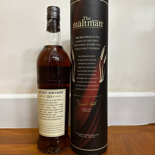 C10096 - The Maltman Secret Speyside 30YO, 1993/2023, 1888, 45.2% (WB89.76) - 