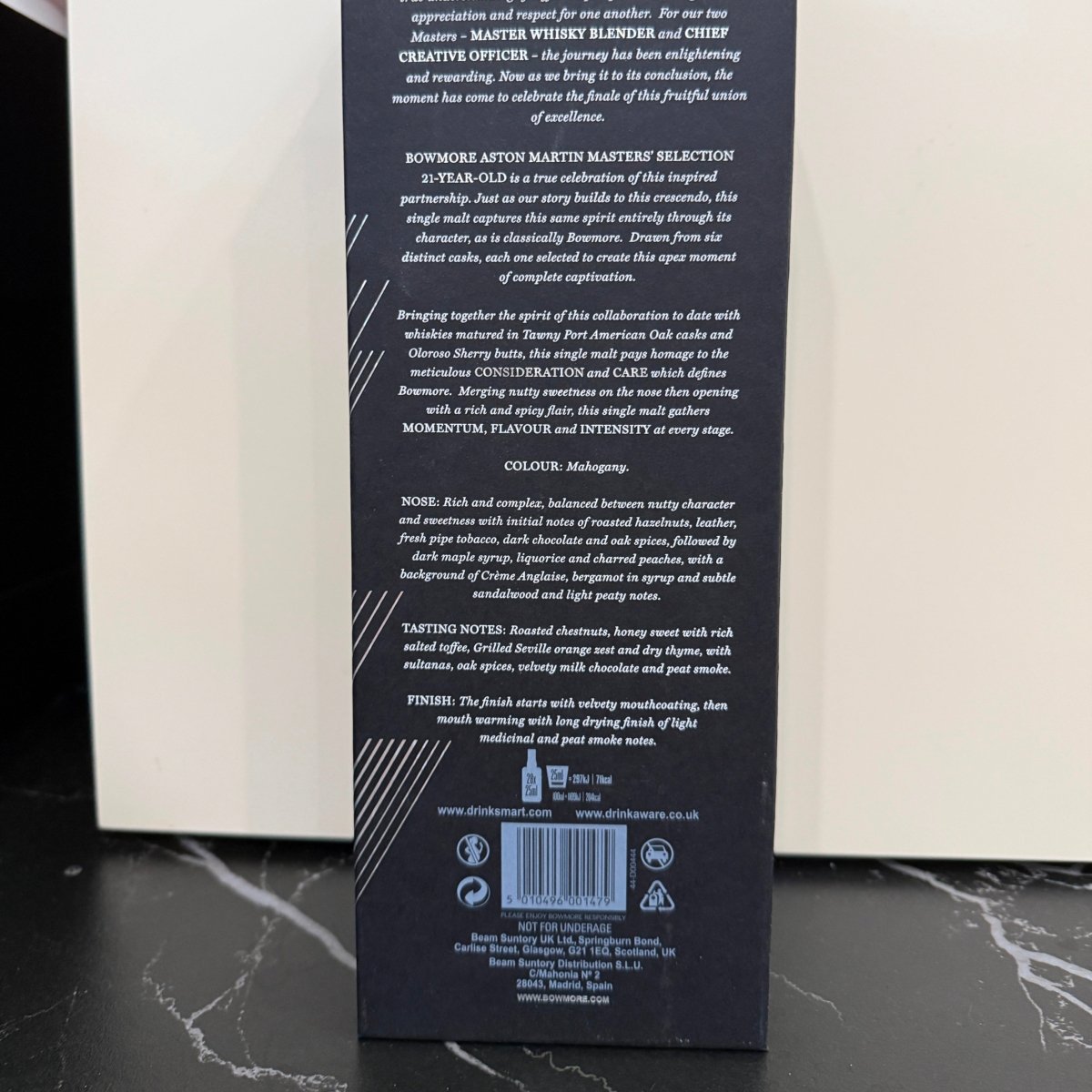 C10125 - Bowmore 21YO, Aston Martin, Masters' Selection - Edition 4, 51.4% (WB87.47) - 