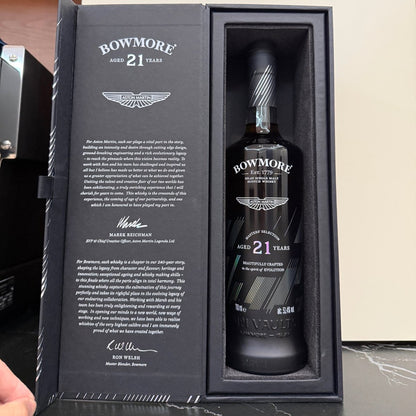 C10125 - Bowmore 21YO, Aston Martin, Masters' Selection - Edition 4, 51.4% (WB87.47) - 