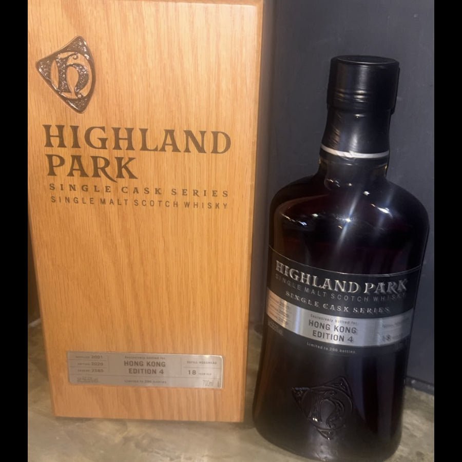 C10130 - Highland Park 18YO, 2001/2020, Hong Kong Edition 4, #2585, 56.6% -
