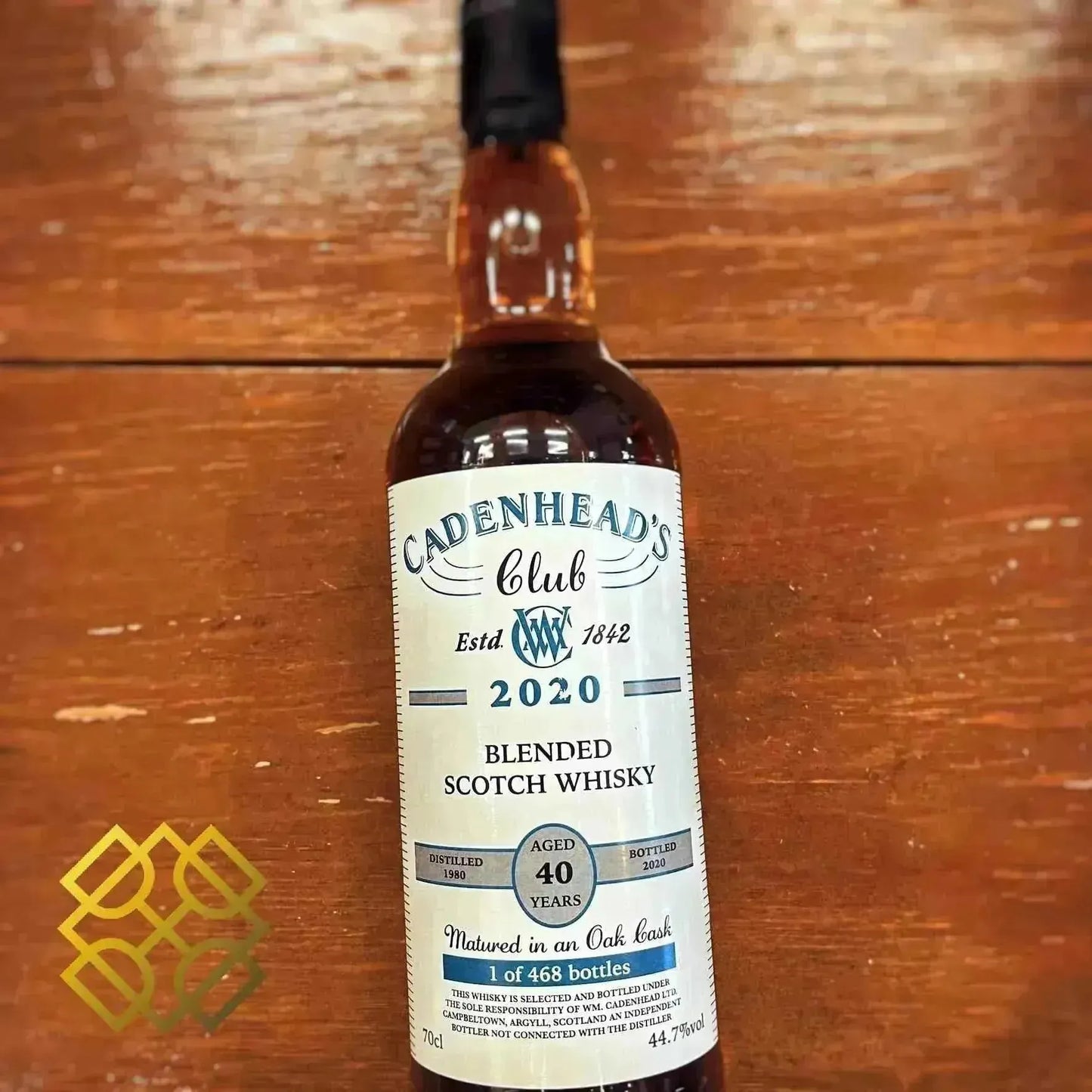 Cadenhead's Blended Scotch Whisky - 40YO, 1980/2020, 44.7% - Scotch Whisky