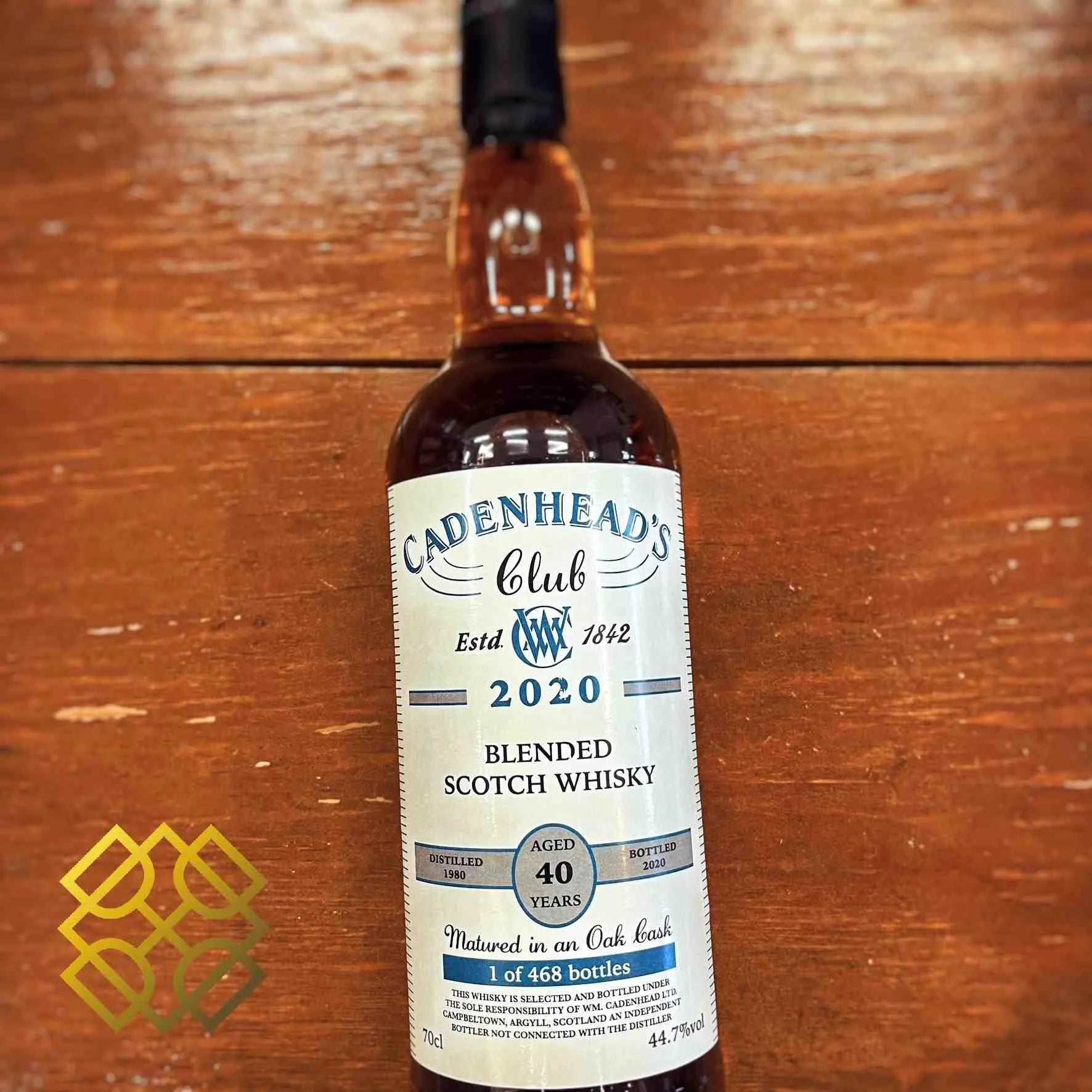 Cadenhead's Blended Scotch Whisky - 40YO, 1980/2020, 44.7% - Scotch Whisky