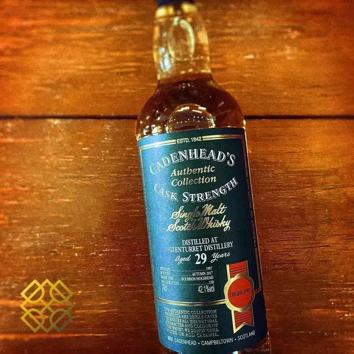 Cadenhead's Glenturret - 29YO, 1987/2017, 42.1% - Scotch Whisky