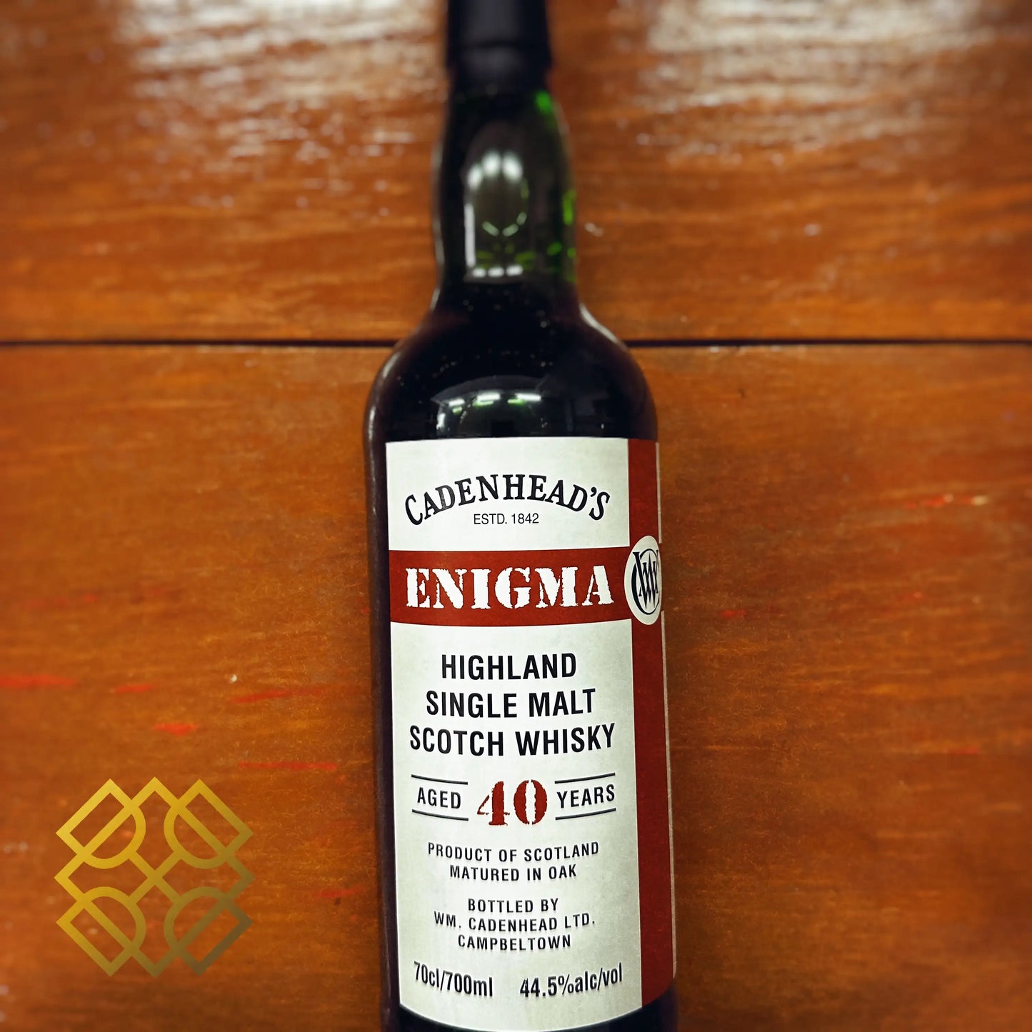 Cadenhead's Highland (Glenmorangie) - 40YO, 1985/2025, Enigma, 44.5% (WB89.27) (分現金/信用卡價) - Scotch Whisky