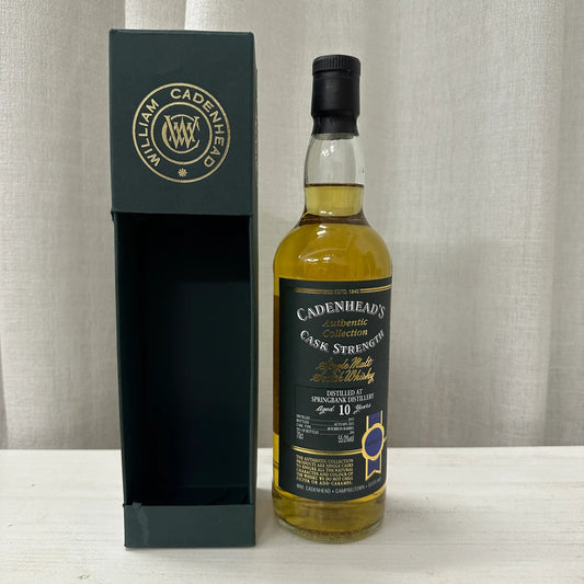 Cadenhead's Springbank - 10YO, 2011/2021, Authentic Collection, 55% (WF91) (分現金/信用卡價) - Scotch Whisky