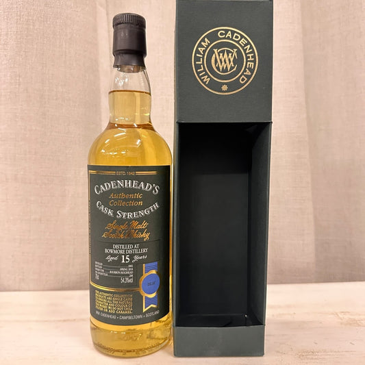 Cadenhead's Bowmore 15YO, 2002/2018, Authentic Collection, 54.3% (WF92) (分現金/信用卡價) - 蘇格蘭威士忌