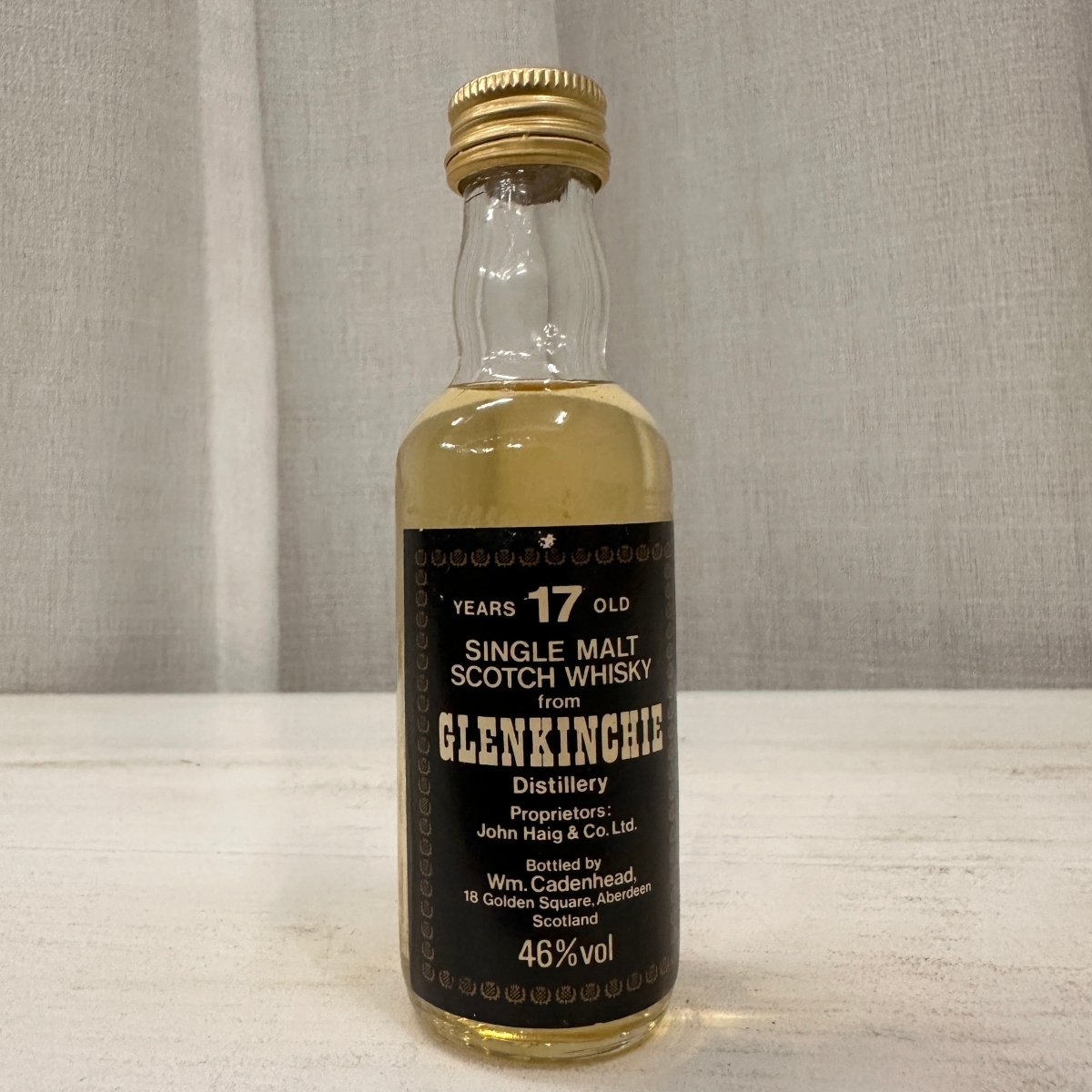 Cadenhead's Glenkinchie 17YO, Black Label, 46%, 50ml - 蘇格蘭威士忌