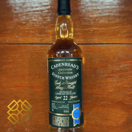 Cadenhead's Laphroaig 22YO, 1991/2014, 49.8% (WF91) (分現金/信用卡價) - 蘇格蘭威士忌